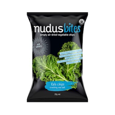 Air Dried Kale Chips Cracking Seasalt